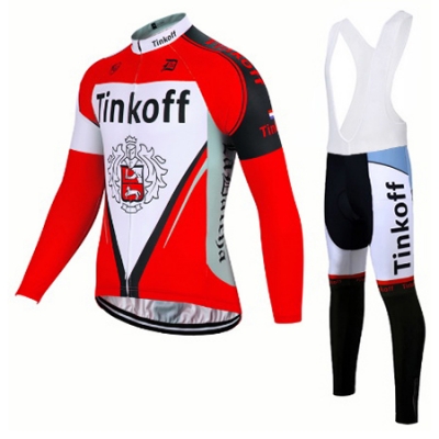 Tinkoff Cycling Jersey Kit Long Sleeve 2017 yellow