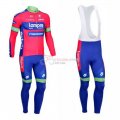 Lampre Cycling Jersey Kit Long Sleeve 2013 Pink And Sky Blue