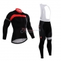 Castelli Cycling Jersey Kit Long Sleeve 2015 Red And Black