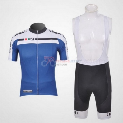 Giordana Cycling Jersey Kit Short Sleeve 2011 White And Blue