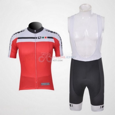 Giordana Cycling Jersey Kit Short Sleeve 2011 White And Red