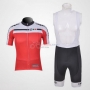 Giordana Cycling Jersey Kit Short Sleeve 2012 White And Red