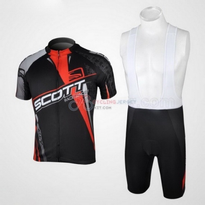 Scott Cycling Jersey Kit Short Sleeve 2012 Red And Black