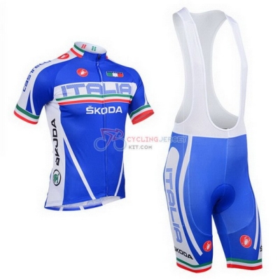 Castelli Cycling Jersey Kit Short Sleeve 2013 White And Blue