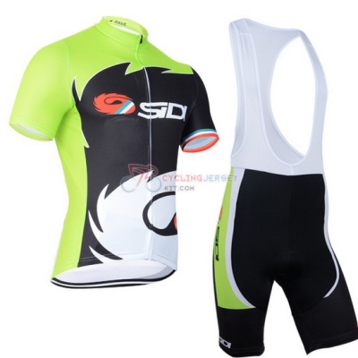 Sidi Cycling Jersey Kit Short Sleeve 2014 Black And Green