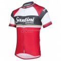 Santini Cycling Jersey Kit Short Sleeve 2016 Red And White