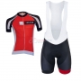 Biemme Moody Short Sleeve Cycling Jersey and Bib Shorts Kit 2017 red