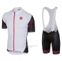 Castelli Cycling Jersey Kit Short Sleeve 2020 Black White Red