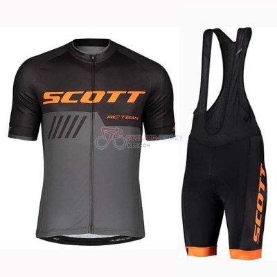 Scott Cycling Jersey Kit Short Sleeve 2019 Black Gray