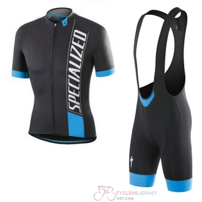 Specialized Cycling Jersey Kit Short Sleeve 2016 Black White Blue