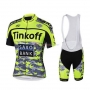 Tinkoff Cycling Jersey Kit Short Sleeve 2019 Yellow Green Black