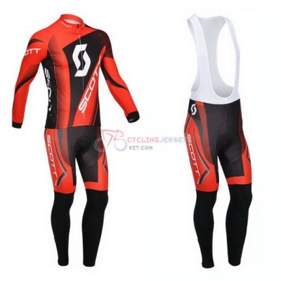 Scott Cycling Jersey Kit Long Sleeve 2013 Black And Red