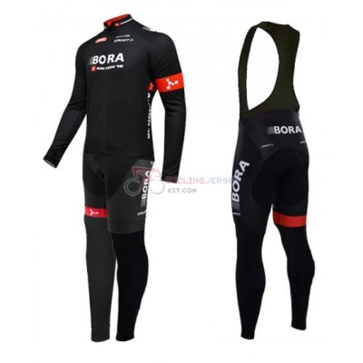 Bora Cycling Jersey Kit Long Sleeve 2016 Black