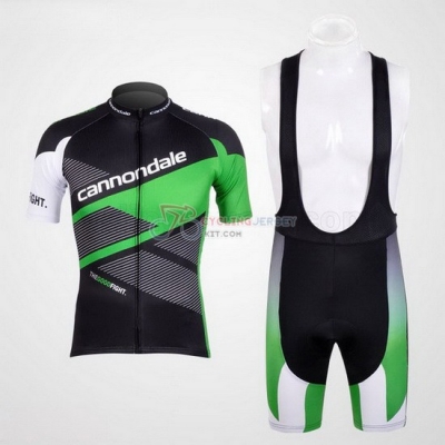 Cannondale Cycling Jersey Kit Short Sleeve 2012 Black And Green