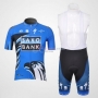 Saxobank Cycling Jersey Kit Short Sleeve 2012 Blue