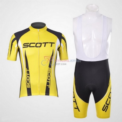 Scott Cycling Jersey Kit Short Sleeve 2012 Black And Yellow