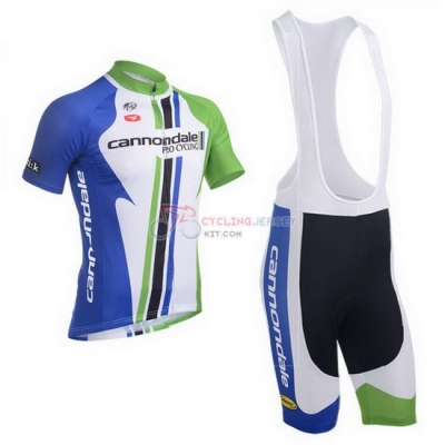 Cannondale Cycling Jersey Kit Short Sleeve 2013 Green And Blue