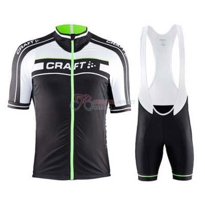 Craft Cycling Jersey Kit Short Sleeve 2016 Green And Black
