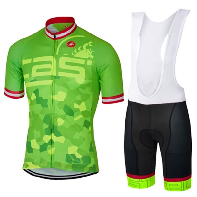 Castelli Cycling Jersey Kit Short Sleeve 2017 light green