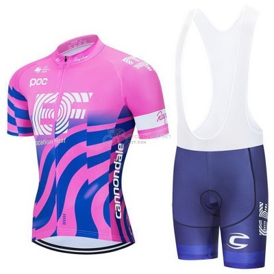 EF Education First-drapac Cycling Jersey Kit Short Sleeve 2020 Pink Blue