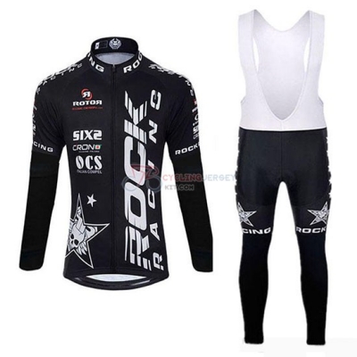 Rock Racing SIDI Cycling Jersey Kit Long Sleeve 2019 Black(2)