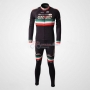 Katusha Cycling Jersey Kit Long Sleeve 2010 Black