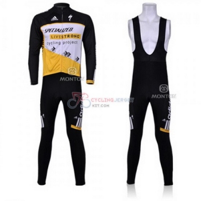 Specialized Cycling Jersey Kit Long Sleeve 2011 Yellow And Black