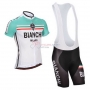 Bianchi Cycling Jersey Kit Short Sleeve 2014 White And Green