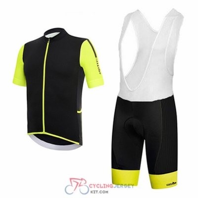 2017 RH+ Cycling Jersey Kit Short Sleeve black and yellow