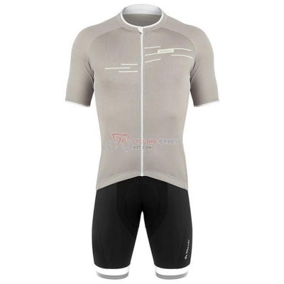 De Marchi Cycling Jersey Kit Short Sleeve 2020 Light Gray