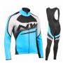 Northwave Cycling Jersey Kit Long Sleeve 2019 Blue Black White