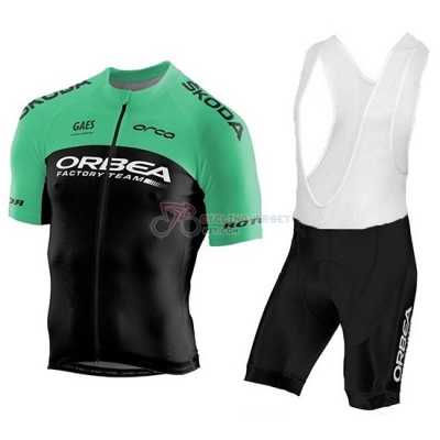 Orbea Factory Cycling Jersey Kit Short Sleeve 2018 Black Green