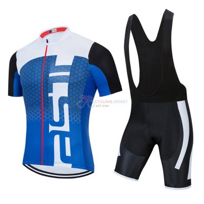 Ralph Cycling Jersey Kit Short Sleeve 2021 White Blue