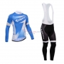 Giant Cycling Jersey Kit Long Sleeve 2014 White And Sky Blue