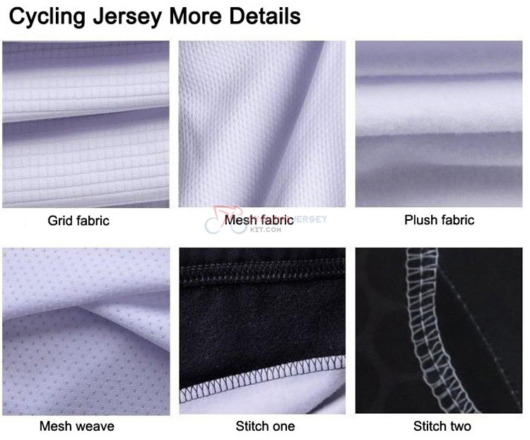 cycling jersey details three