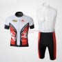 Giordana Cycling Jersey Kit Short Sleeve 2010 White And Black