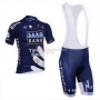 Saxobank Cycling Jersey Kit Short Sleeve 2013 Blue And White