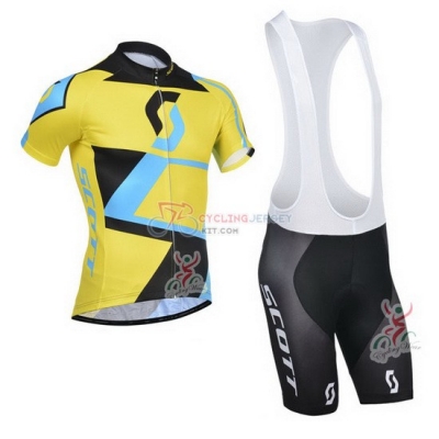 Scott Cycling Jersey Kit Short Sleeve 2014 Black And Yellow