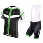 Nalini Cycling Jersey Kit Short Sleeve 2016 Green Black