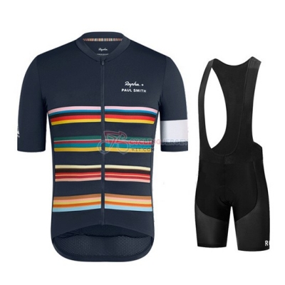 Paul Smith Rapha Cycling Jersey Kit Short Sleeve 2019 Spento Azul