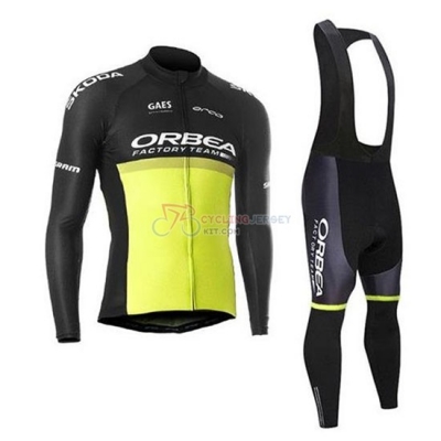 Orbea Cycling Jersey Kit Long Sleeve 2020 Black Yellow