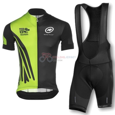 Assos Cycling Jersey Kit Short Sleeve 2016 Black And Green