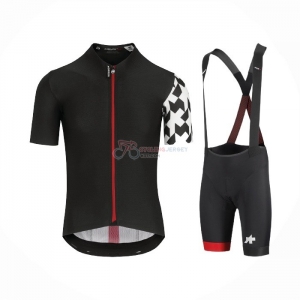 Assos Cycling Jersey Kit Short Sleeve 2021 Black White Red