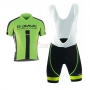 Biemme Identity Short Sleeve Cycling Jersey and Bib Shorts Kit 2017 black and green