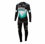Bora-hansgrone Cycling Jersey Kit Long Sleeve 2020 Black Green(1)