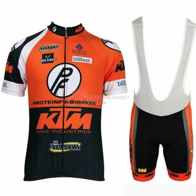 KTM Cycling Jersey Kit Short Sleeve 2019 Black Orange