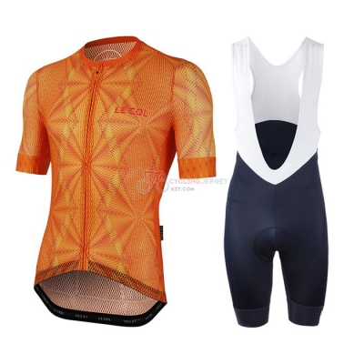 Le Col Cycling Jersey Kit Short Sleeve 2020 Orange