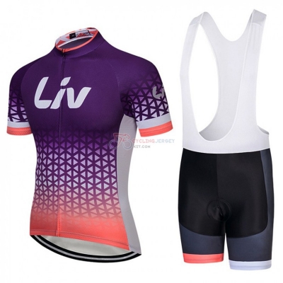 Liv Cycling Jersey Kit Short Sleeve 2018 Deep Purple