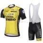Lotto Nl Jumbo Cycling Jersey Kit Short Sleeve 2018 Yellow