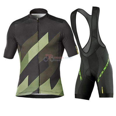 Mavic Cycling Jersey Kit Short Sleeve 2020 Black Green